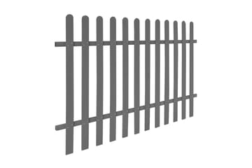 Stakittgjerde WPC 200x120 cm - Hus & oppussing - Innsynsbeskyttelse & innhegning - Gjerde