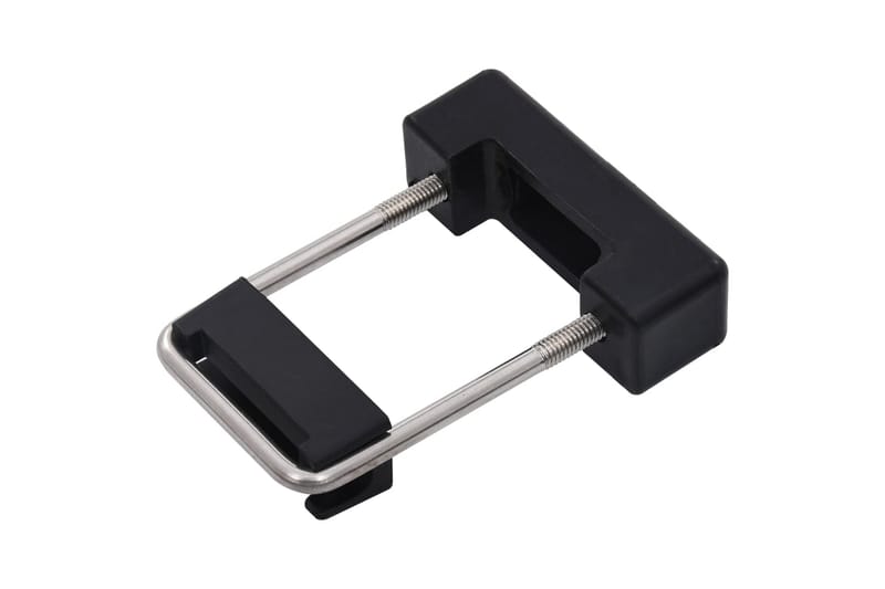 U-feste med plast til gjerdestolpe 60x40 mm 25 sett - Silver - Hus & oppussing - Innsynsbeskyttelse & innhegning - Gjerde