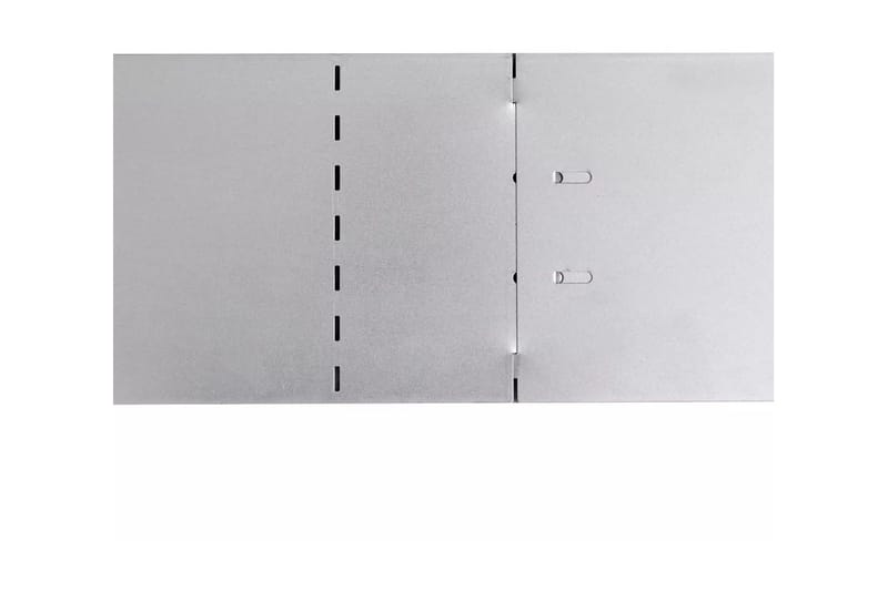 Gjerdekanter i galvanisert stål 100 x 15 cm sett 5 deler - Hus & oppussing - Innsynsbeskyttelse & innhegning - Gjerde