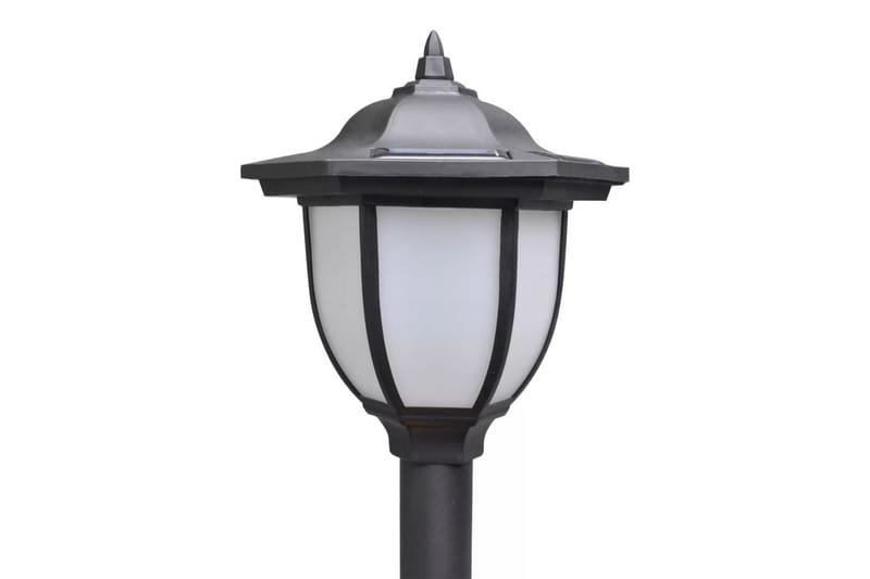 Kjettinggjerde med to soldrevne LED-lamper - Hus & oppussing - Innsynsbeskyttelse & innhegning - Gjerde