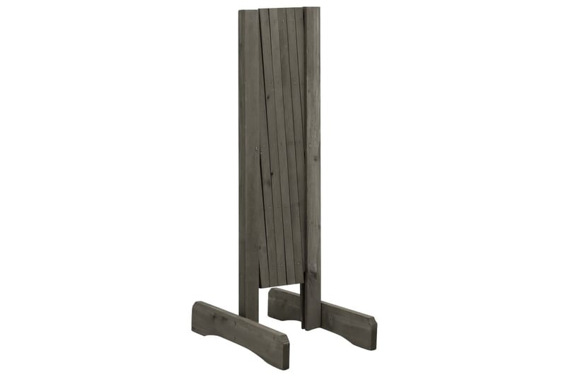 Espaliergjerde grå 120x60 cm heltre gran - Grå - Hus & oppussing - Innsynsbeskyttelse & innhegning - Gjerde