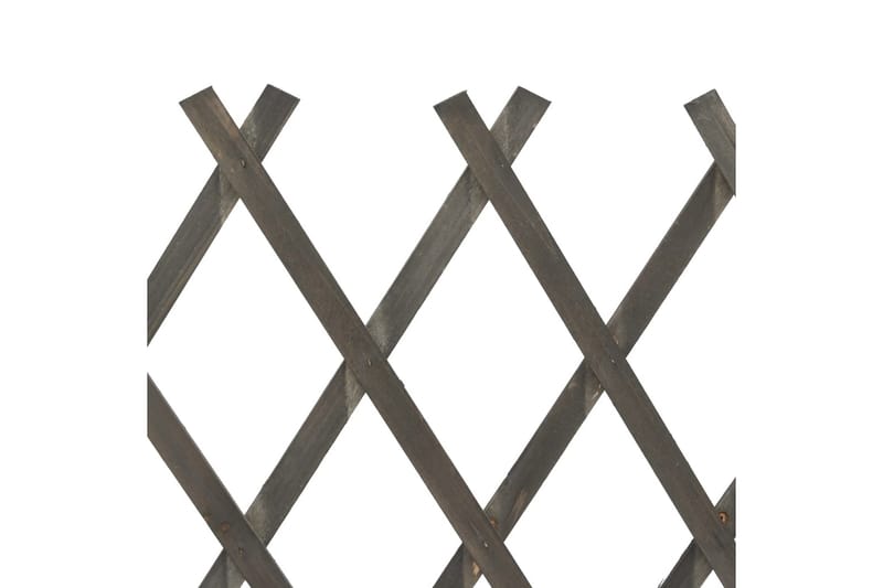 Espaliergjerde grå 120x90 cm heltre gran - Grå - Hus & oppussing - Innsynsbeskyttelse & innhegning - Gjerde