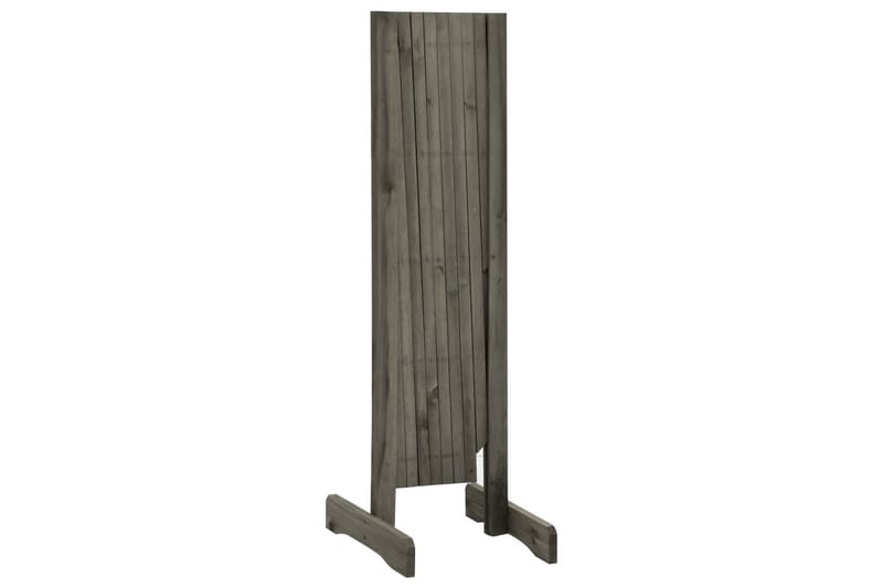 Espaliergjerde grå 150x80 cm heltre gran - Grå - Hus & oppussing - Innsynsbeskyttelse & innhegning - Gjerde