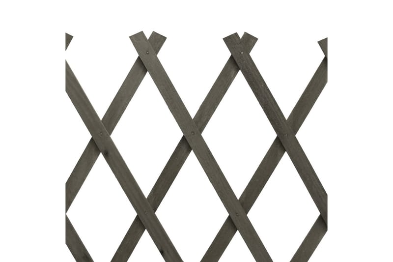 Espaliergjerde grå 150x80 cm heltre gran - Grå - Hus & oppussing - Innsynsbeskyttelse & innhegning - Gjerde