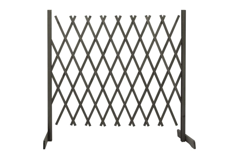 Espaliergjerde grå 180x100 cm heltre gran - Grå - Hus & oppussing - Innsynsbeskyttelse & innhegning - Gjerde