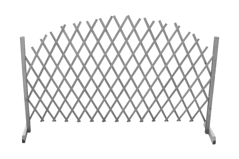 Espaliergjerde heltre gran 1,8x1 m grå - Grå - Tregjerde
