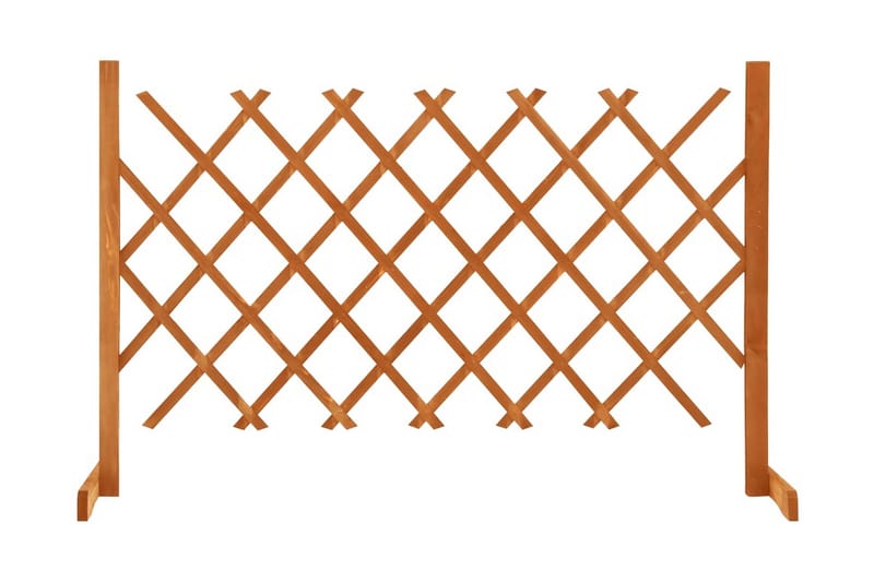 Espaliergjerde oransje 120x90 cm heltre gran - Oransj - Hus & oppussing - Innsynsbeskyttelse & innhegning - Gjerde