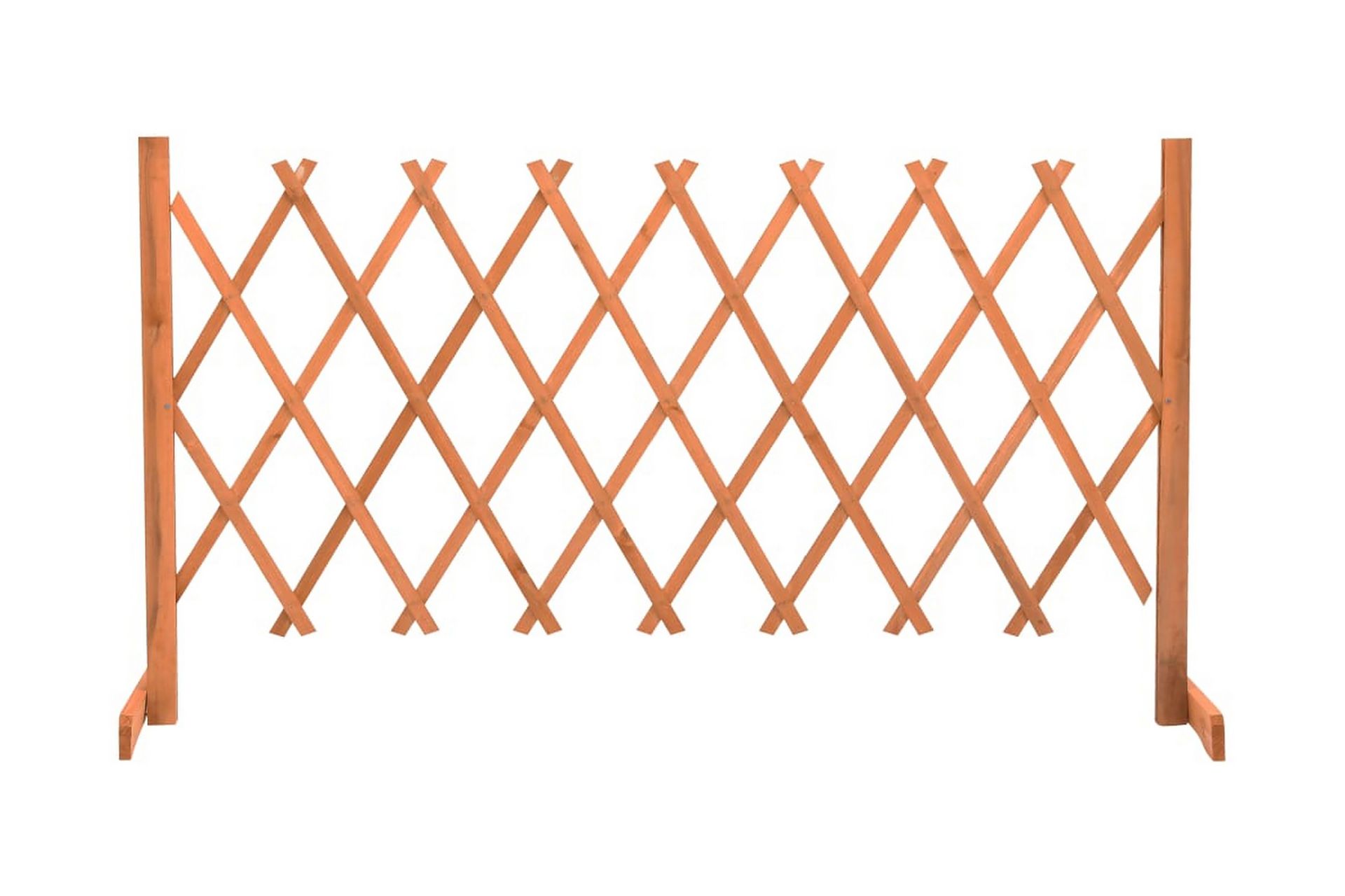 Espaliergjerde oransje 150x80 cm heltre gran - Oransj - Hus & oppussing - Innsynsbeskyttelse & innhegning - Gjerde