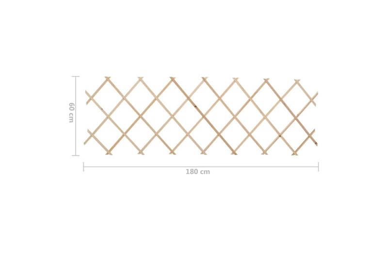 Espaliergjerder 5 stk gran 180x60 cm - Hus & oppussing - Innsynsbeskyttelse & innhegning - Gjerde