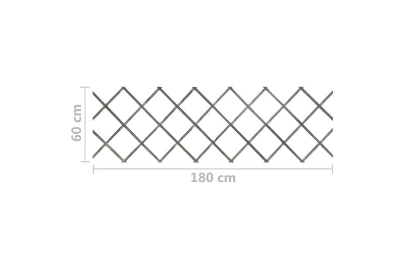 Espaliergjerder 5 stk heltre gran 180x60 cm grå - Grå - Hus & oppussing - Innsynsbeskyttelse & innhegning - Gjerde