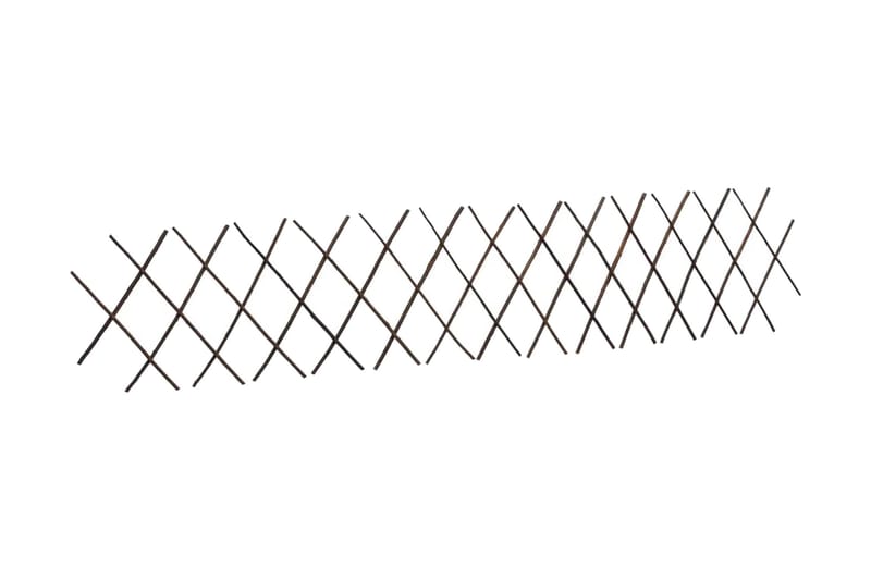 Espaliergjerder selje 5 stk 180x30 cm - Brun - Hus & oppussing - Innsynsbeskyttelse & innhegning - Gjerde