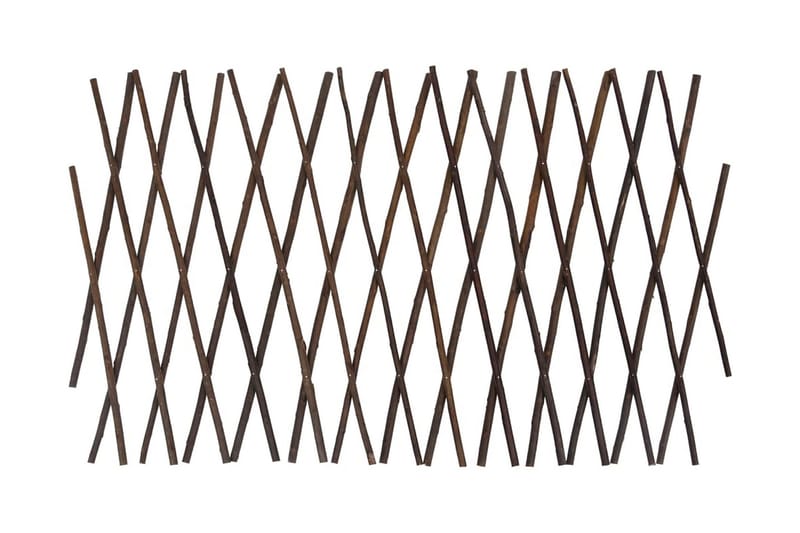 Espaliergjerder selje 5 stk 180x30 cm - Brun - Hus & oppussing - Innsynsbeskyttelse & innhegning - Gjerde
