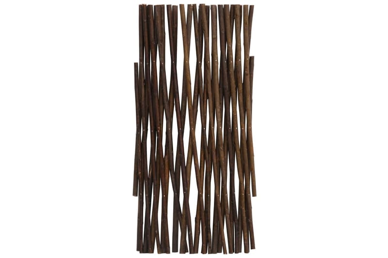 Espaliergjerder selje 5 stk 180x30 cm - Brun - Hus & oppussing - Innsynsbeskyttelse & innhegning - Gjerde