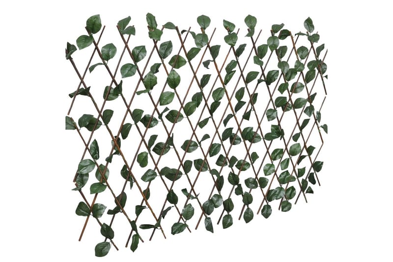 Espaliergjerder selje med kunstige blader 5 stk 180x30 cm - Hus & oppussing - Innsynsbeskyttelse & innhegning - Gjerde