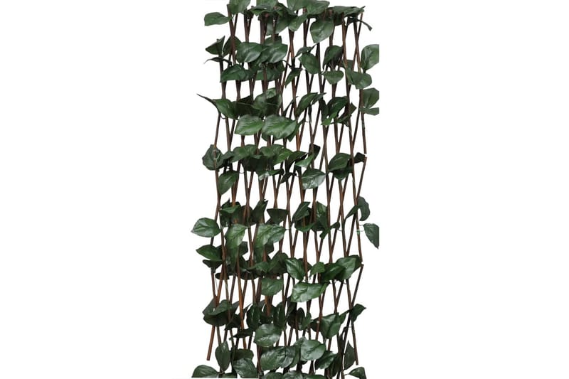 Espaliergjerder selje med kunstige blader 5 stk 180x30 cm - Hus & oppussing - Innsynsbeskyttelse & innhegning - Gjerde