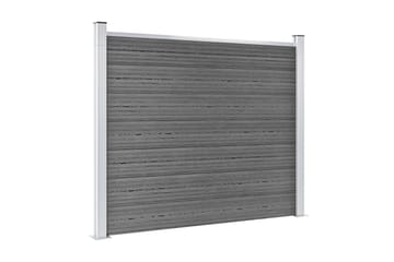 Gjerdepanel WPC 180x146 cm gr�å - Grå - Hus & oppussing - Innsynsbeskyttelse & innhegning - Gjerde