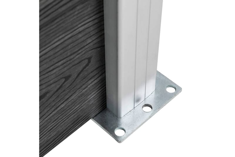 Hagegjerde WPC 1045x186 cm grå - Hus & oppussing - Innsynsbeskyttelse & innhegning - Gjerde