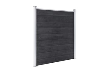 Hagegjerde WPC 1218x186 cm grå - Hus & oppussing - Innsynsbeskyttelse & innhegning - Gjerde