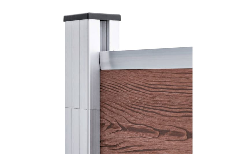 Hagegjerde WPC 1564x186 cm brun - Hus & oppussing - Innsynsbeskyttelse & innhegning - Gjerde