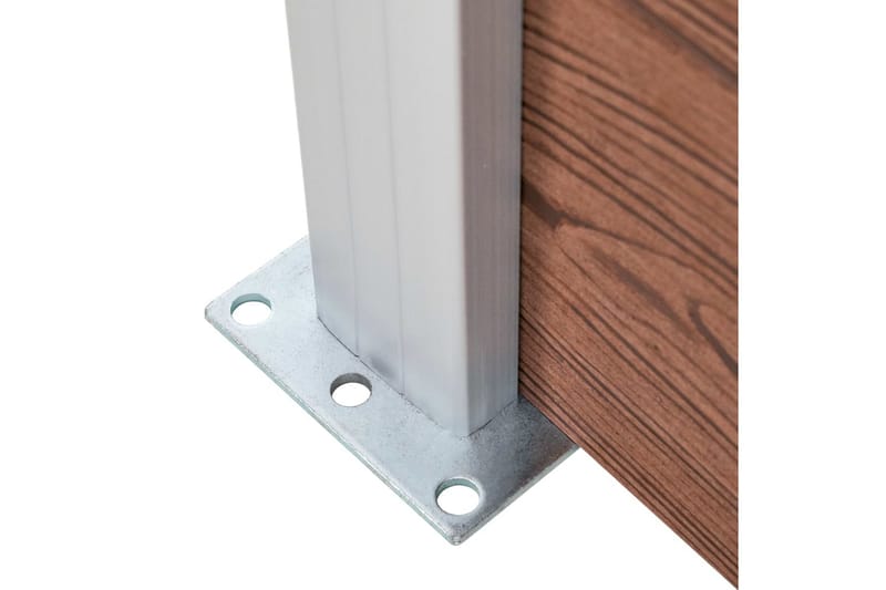 Hagegjerde WPC 1564x186 cm brun - Hus & oppussing - Innsynsbeskyttelse & innhegning - Gjerde