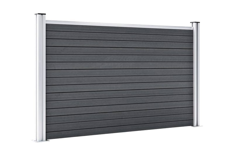 Hagegjerde WPC 180x105 cm grå - Hus & oppussing - Innsynsbeskyttelse & innhegning - Gjerde