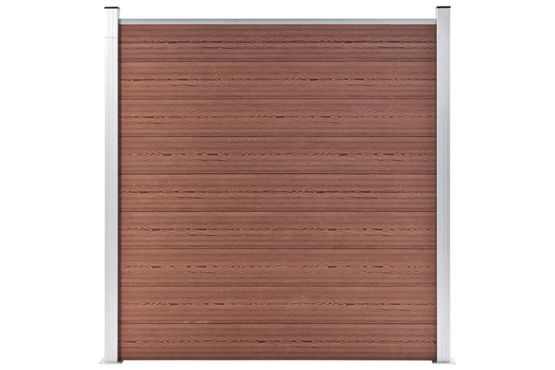 Hagegjerde WPC 180x186 cm brun - Hus & oppussing - Innsynsbeskyttelse & innhegning - Gjerde
