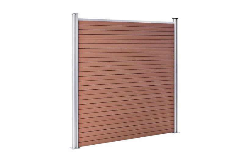 Hagegjerde WPC 353x186 cm brun - Hus & oppussing - Innsynsbeskyttelse & innhegning - Gjerde