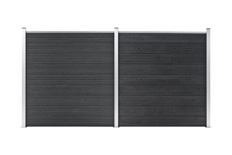 Hagegjerde WPC 353x186 cm grå - Hus & oppussing - Innsynsbeskyttelse & innhegning - Gjerde