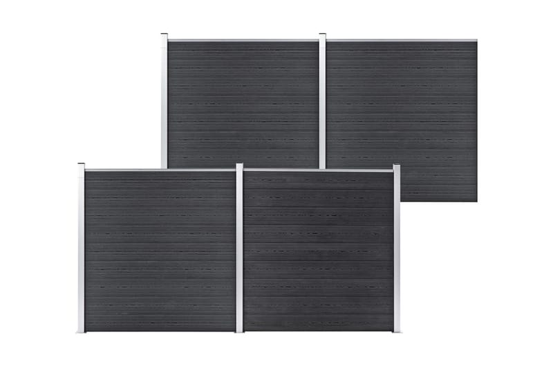 Hagegjerde WPC 699x186 cm grå - Hus & oppussing - Innsynsbeskyttelse & innhegning - Gjerde