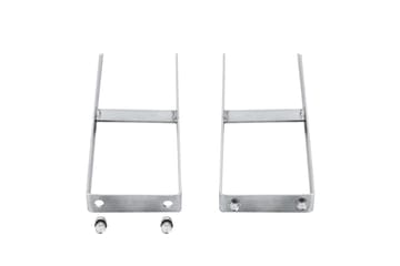 Jordspyd 2 stk for WPC gjerde stål 40 cm - Hus & oppussing - Innsynsbeskyttelse & innhegning - Gjerde