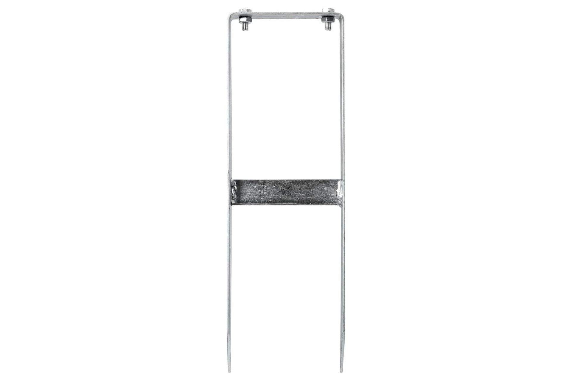 Jordspyd 2 stk for WPC gjerde stål 40 cm - Hus & oppussing - Innsynsbeskyttelse & innhegning - Gjerde