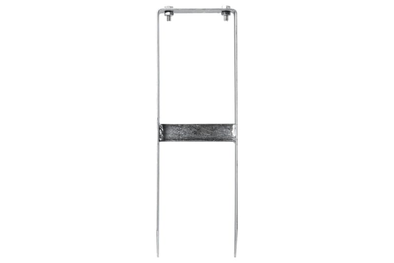 Jordspyd 2 stk for WPC gjerde stål 40 cm - Hus & oppussing - Innsynsbeskyttelse & innhegning - Gjerde