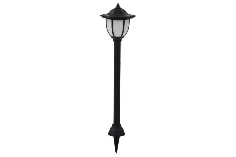 Utendørs sollampe 6 stk LED svart - Hus & oppussing - Innsynsbeskyttelse & innhegning - Gjerde