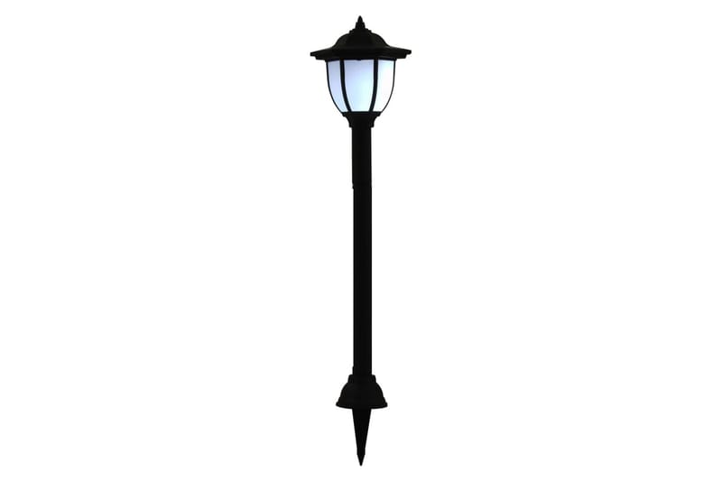 Utendørs sollampe 6 stk LED svart - Hus & oppussing - Innsynsbeskyttelse & innhegning - Gjerde