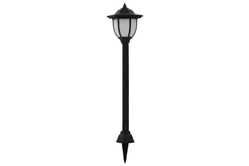 Utendørs sollampe 6 stk LED svart - Hus & oppussing - Innsynsbeskyttelse & innhegning - Gjerde