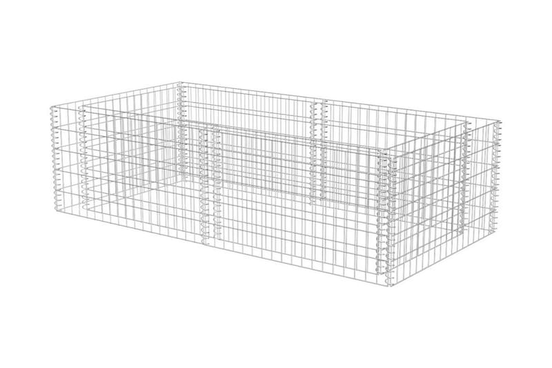 Gabion galvanisert stål 180x90x50 cm - Hus & oppussing - Innsynsbeskyttelse & innhegning - Mur