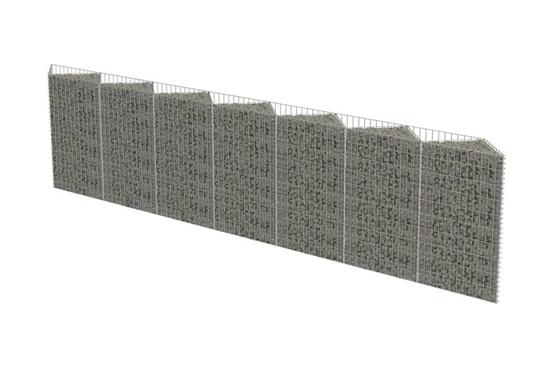 Gabion galvanisert stål 450x30x100 cm - Hus & oppussing - Innsynsbeskyttelse & innhegning - Mur