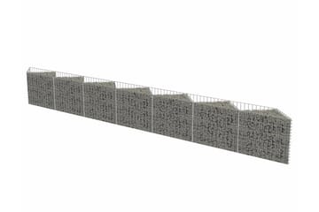 Gabion galvanisert stål 450x30x50 cm - Hus & oppussing - Innsynsbeskyttelse & innhegning - Mur