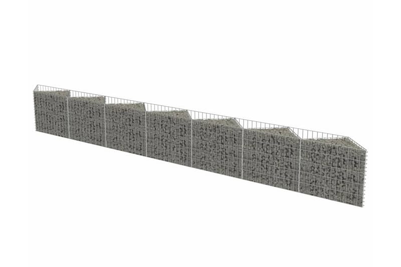 Gabion galvanisert stål 450x30x50 cm - Hus & oppussing - Innsynsbeskyttelse & innhegning - Mur