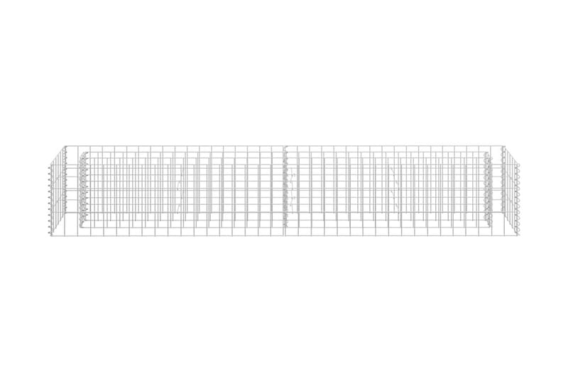 Gabion høybed galvanisert stål 180x30x30 cm - Hus & oppussing - Innsynsbeskyttelse & innhegning - Mur