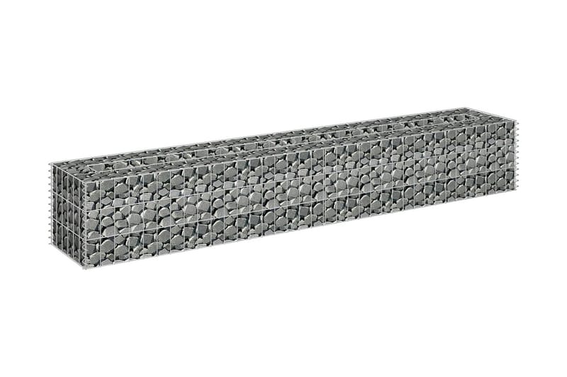 Gabion høybed galvanisert stål 180x30x30 cm - Hus & oppussing - Innsynsbeskyttelse & innhegning - Mur
