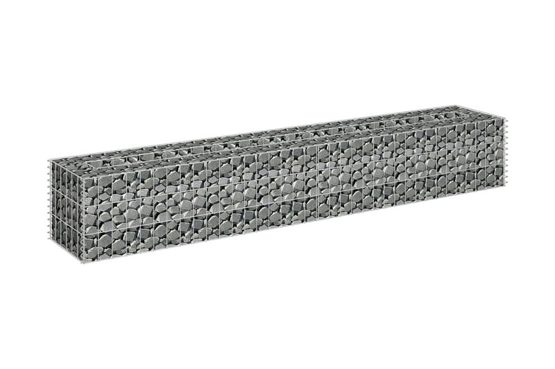 Gabion høybed galvanisert stål 180x30x30 cm - Gabion