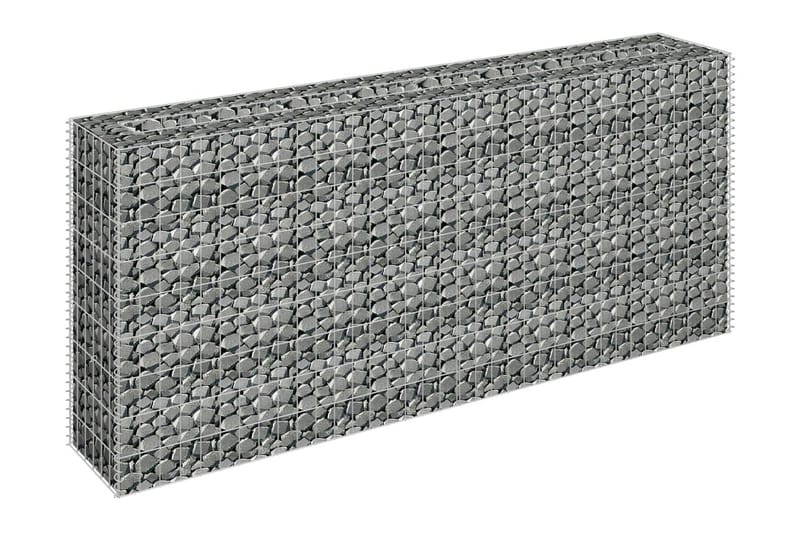 Gabion høybed galvanisert stål 180x30x90 cm - Hus & oppussing - Innsynsbeskyttelse & innhegning - Mur