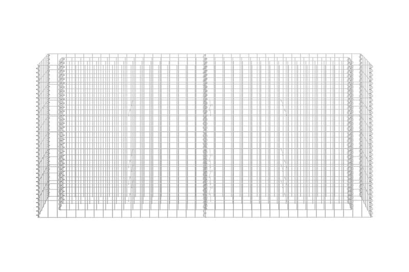 Gabion høybed galvanisert stål 180x30x90 cm - Hus & oppussing - Innsynsbeskyttelse & innhegning - Mur