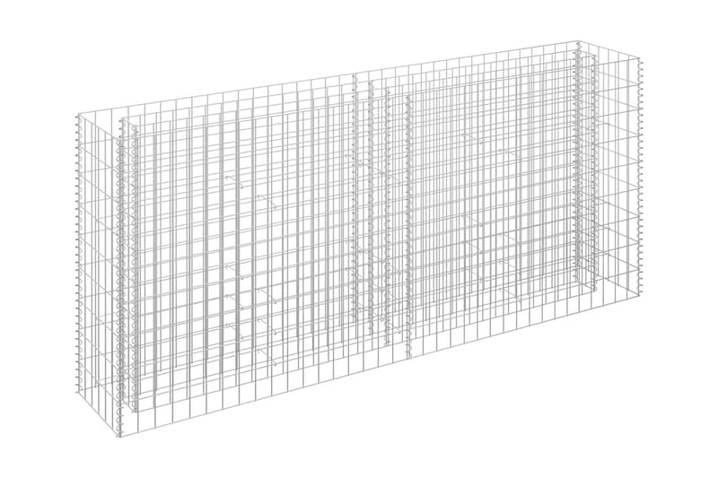 Gabion høybed galvanisert stål 180x30x90 cm - Gabion