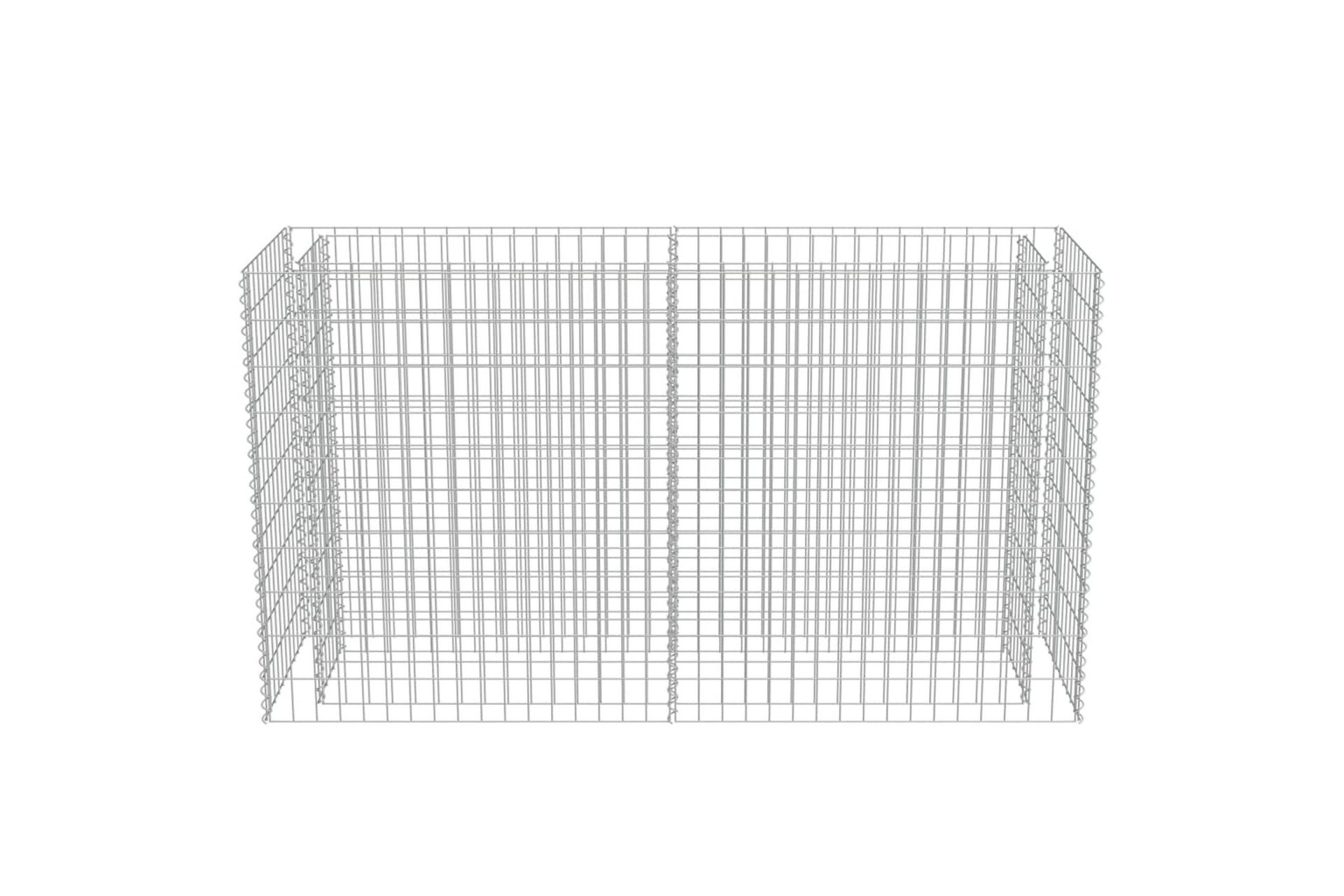 Gabion høybed galvanisert stål 180x50x100 cm - Hus & oppussing - Innsynsbeskyttelse & innhegning - Mur