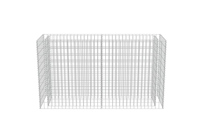 Gabion høybed galvanisert stål 180x50x100 cm - Hus & oppussing - Innsynsbeskyttelse & innhegning - Mur