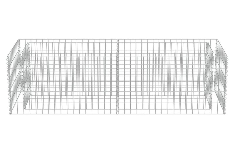 Gabion høybed galvanisert stål 180x50x50 cm - Hus & oppussing - Innsynsbeskyttelse & innhegning - Mur