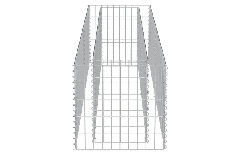 Gabion høybed galvanisert stål 180x50x50 cm - Hus & oppussing - Innsynsbeskyttelse & innhegning - Mur