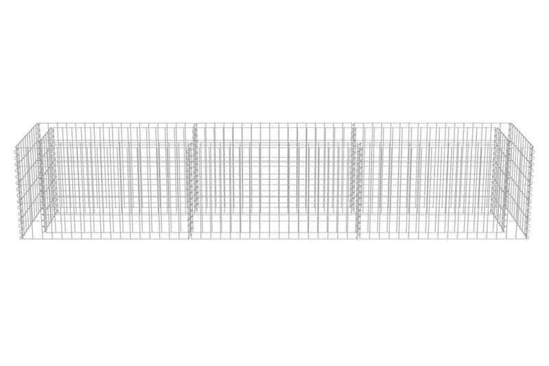 Gabion høybed galvanisert stål 270x50x50 cm - Hus & oppussing - Innsynsbeskyttelse & innhegning - Mur